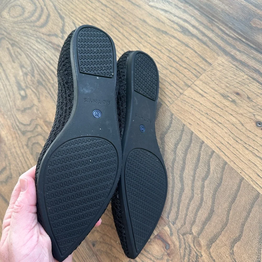 Rothy's The Point Black Women's Flats - Picture 3 of 6